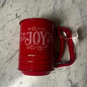 NWT Red Holiday Joy Sifter